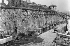 Monumental fountain in the past