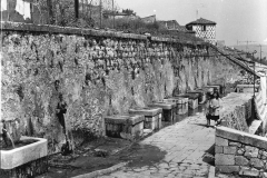 Monumental fountain in the past